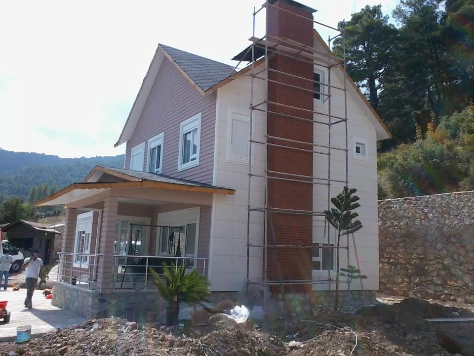 GALVANİZ ÇELİK EV, EGEUMUT ÇELİK YAPI EGEUMUT ÇELİK YAPI Modern houses