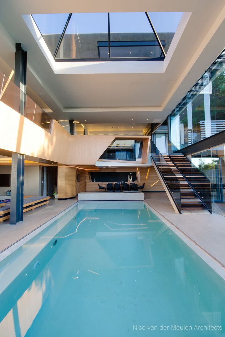 Concrete House , Nico Van Der Meulen Architects Nico Van Der Meulen Architects Modern pool