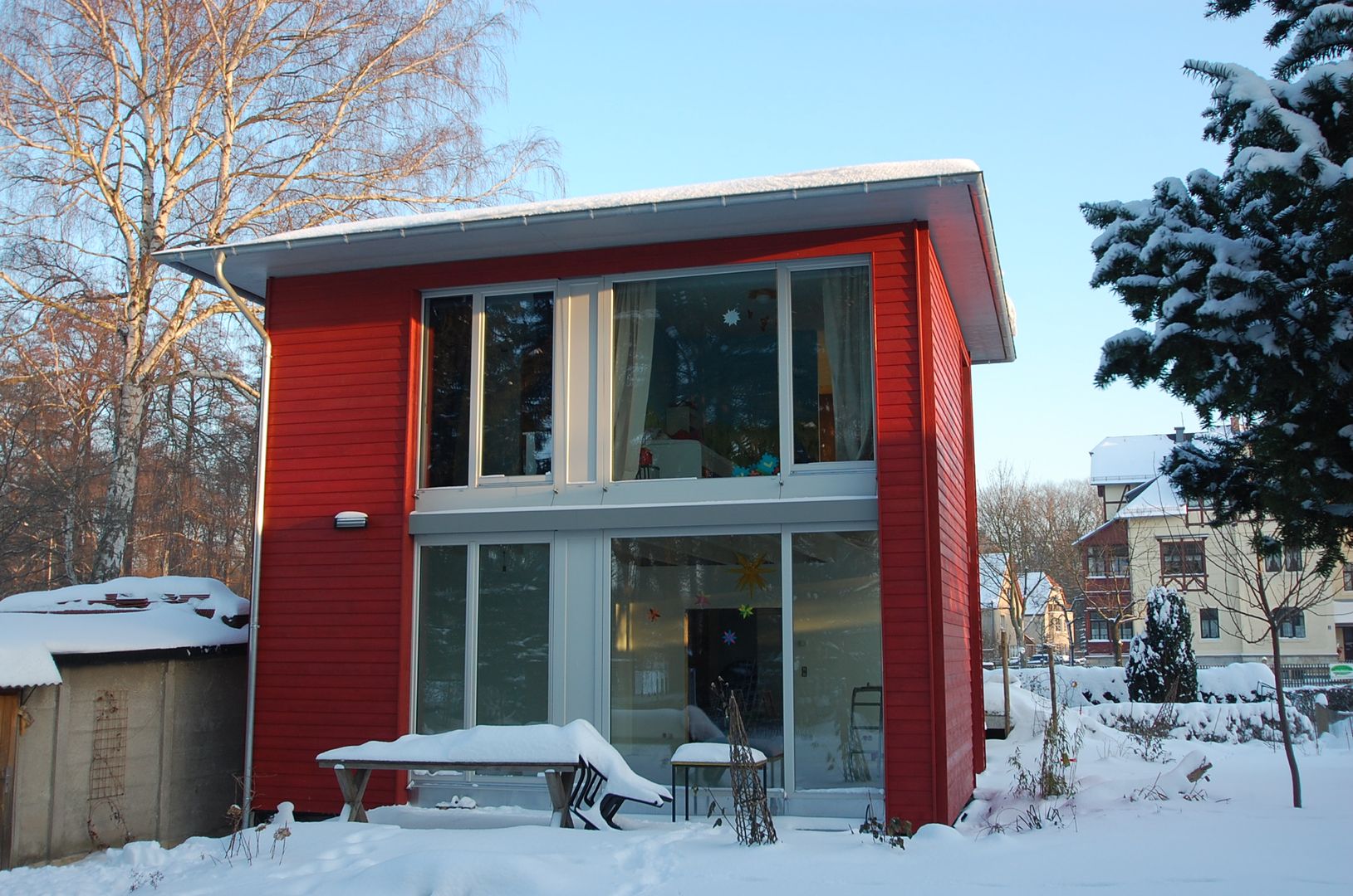 Passivhausanbau in Dresden-Weixdorf, Rentzsch Architekten Rentzsch Architekten Modern Houses