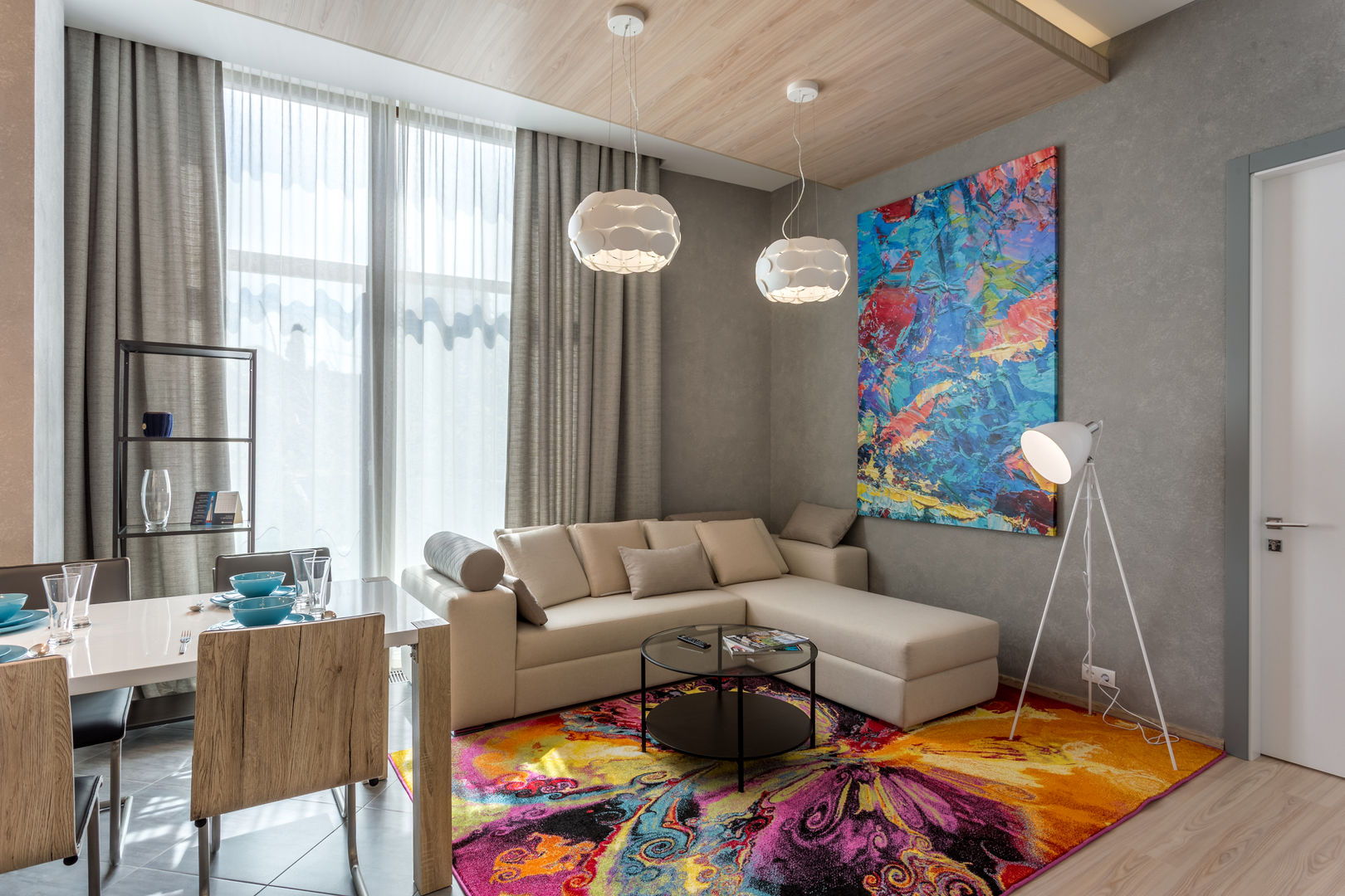 Дизайн проект для квартиры 50 в м2. , Bellarte interior studio Bellarte interior studio Modern living room