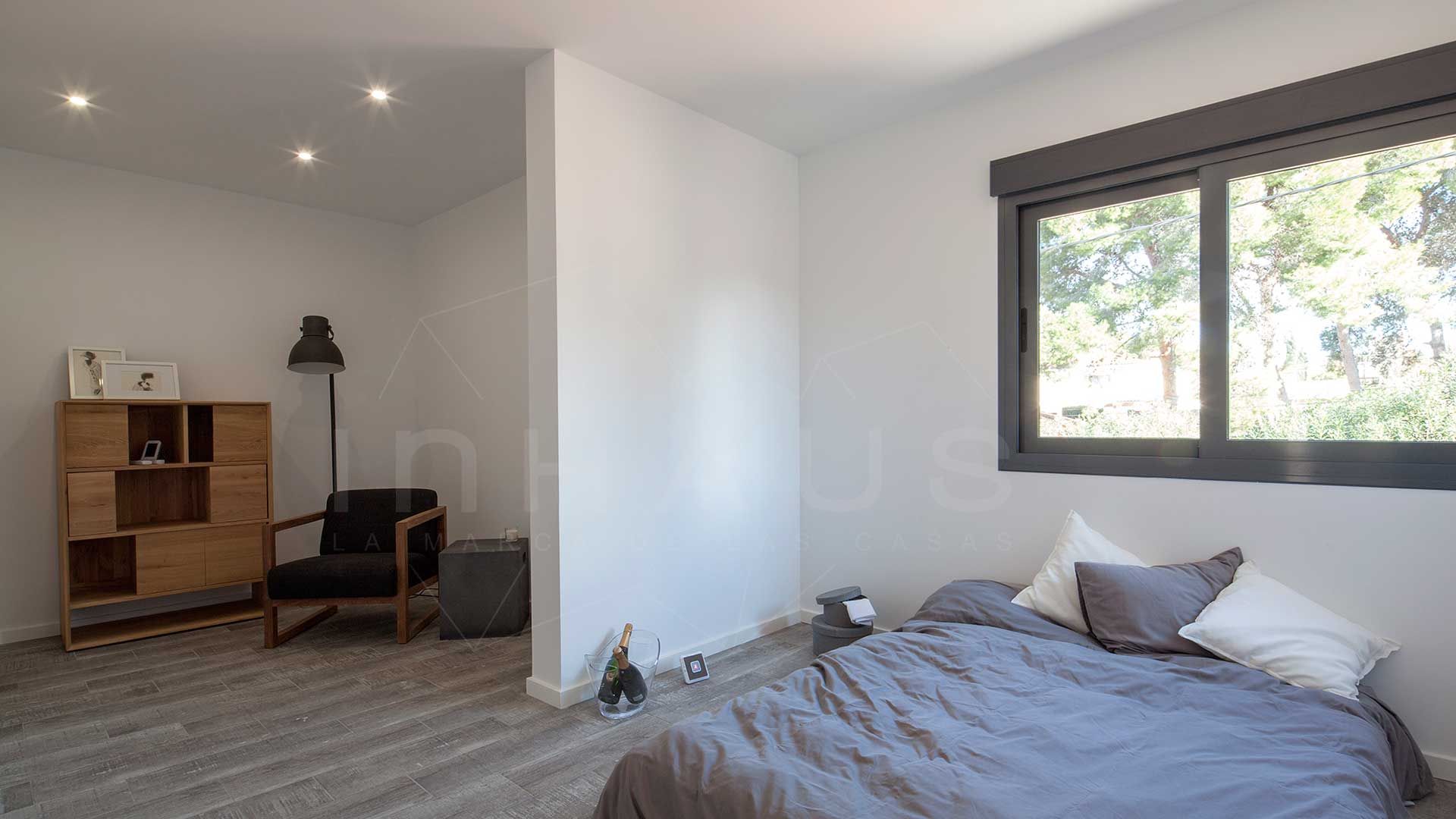 Habitación modelo Getafe homify Dormitorios minimalistas