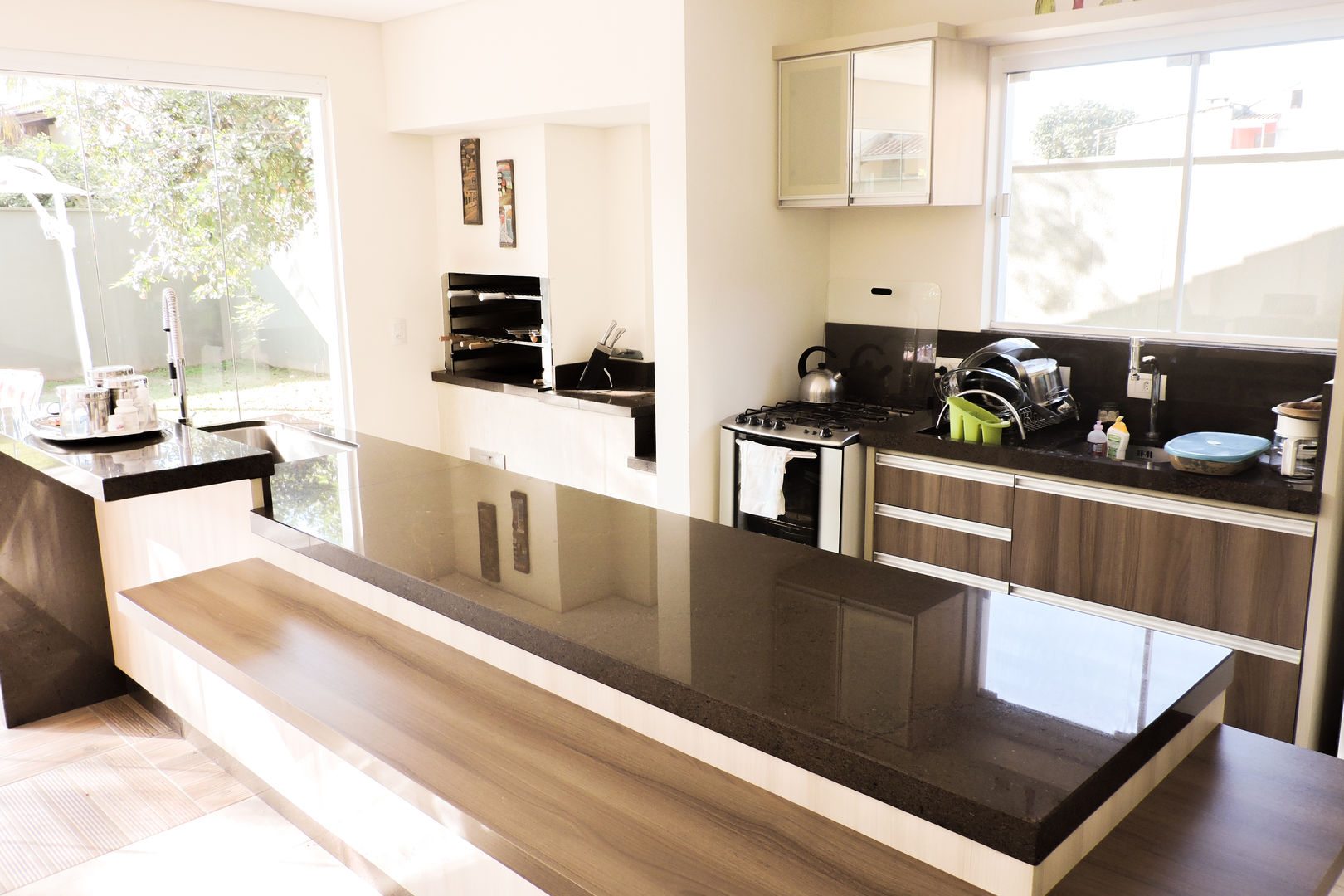 Casa RM53, Cecyn Arquitetura + Design Cecyn Arquitetura + Design Modern kitchen Concrete