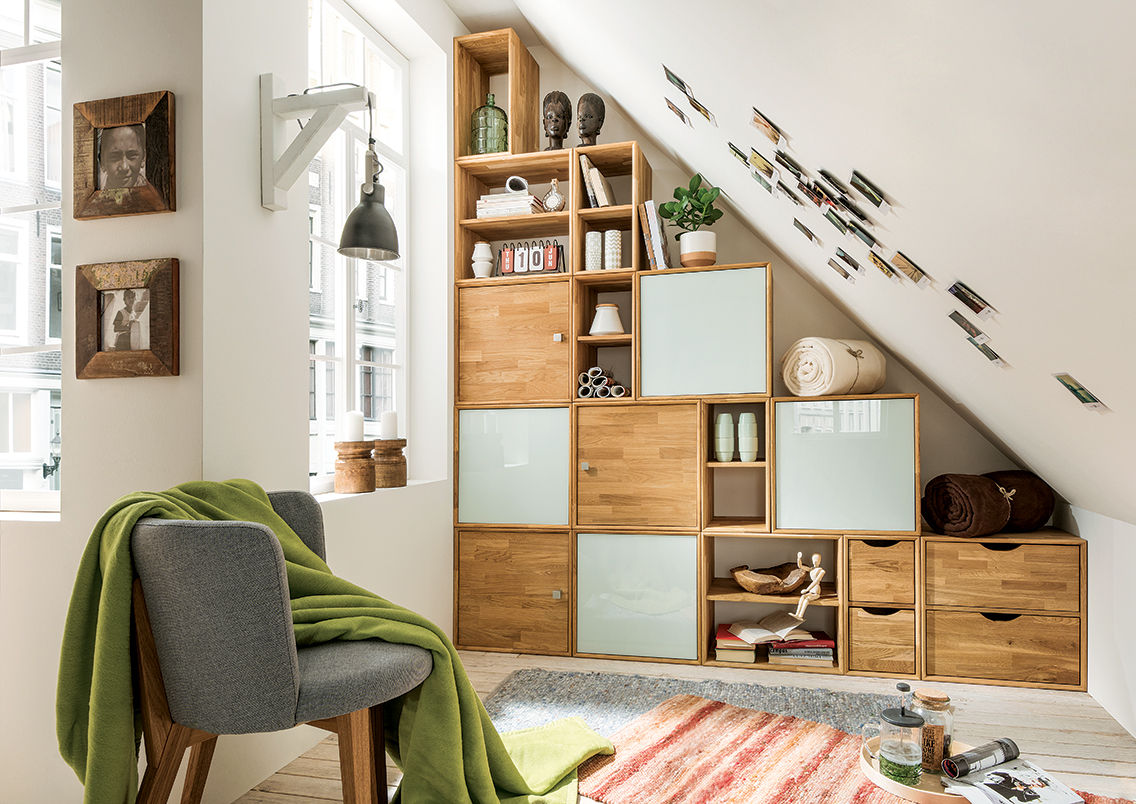 Regalwürfel-System "Basella" allnatura Moderne Wohnzimmer Aufbewahrung