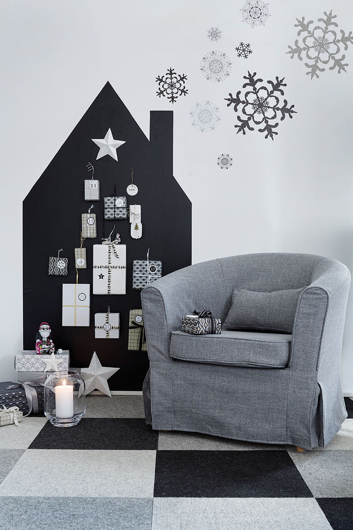 Das Zuhause im Weihnachts-Look, diewohnblogger diewohnblogger Eclectic style living room Accessories & decoration