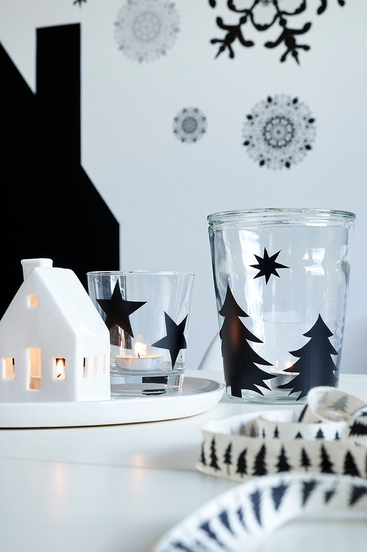 Das Zuhause im Weihnachts-Look, diewohnblogger diewohnblogger Phòng khách phong cách chiết trung Accessories & decoration