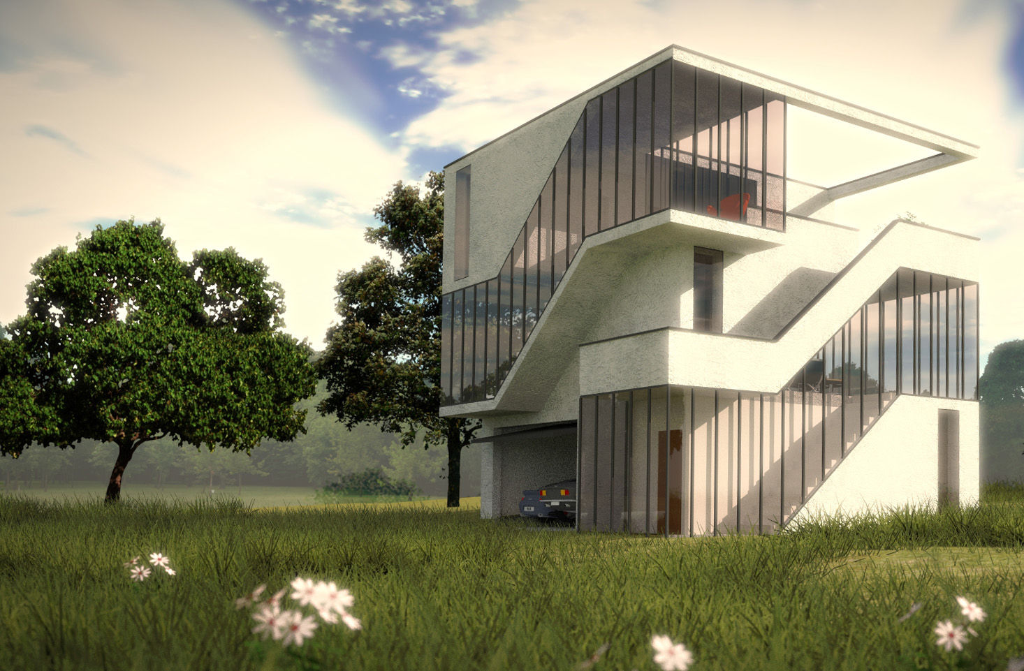 Villa Kubuseiland, De Ontwerpdivisie De Ontwerpdivisie Casas modernas: Ideas, imágenes y decoración Hormigón