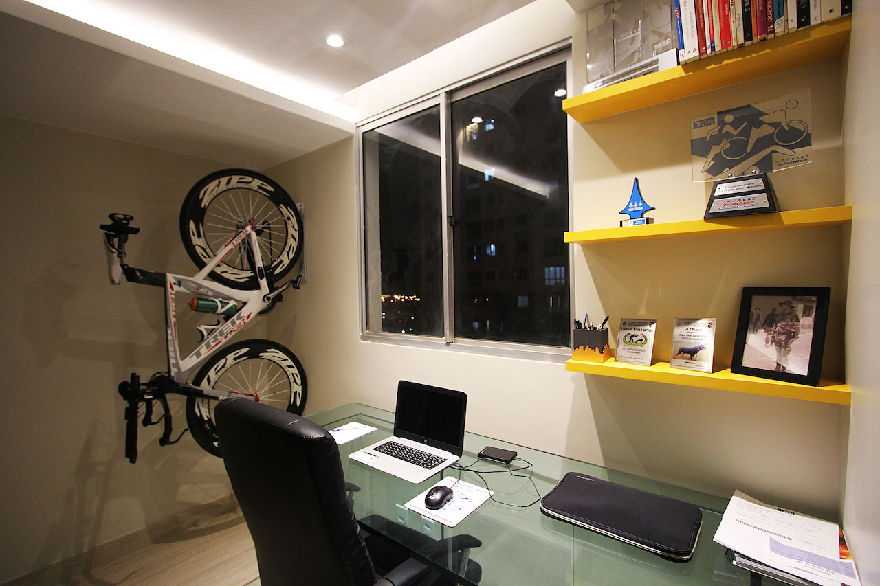 Apartamento AD, Tejo Arquitetura & Design Tejo Arquitetura & Design Modern study/office