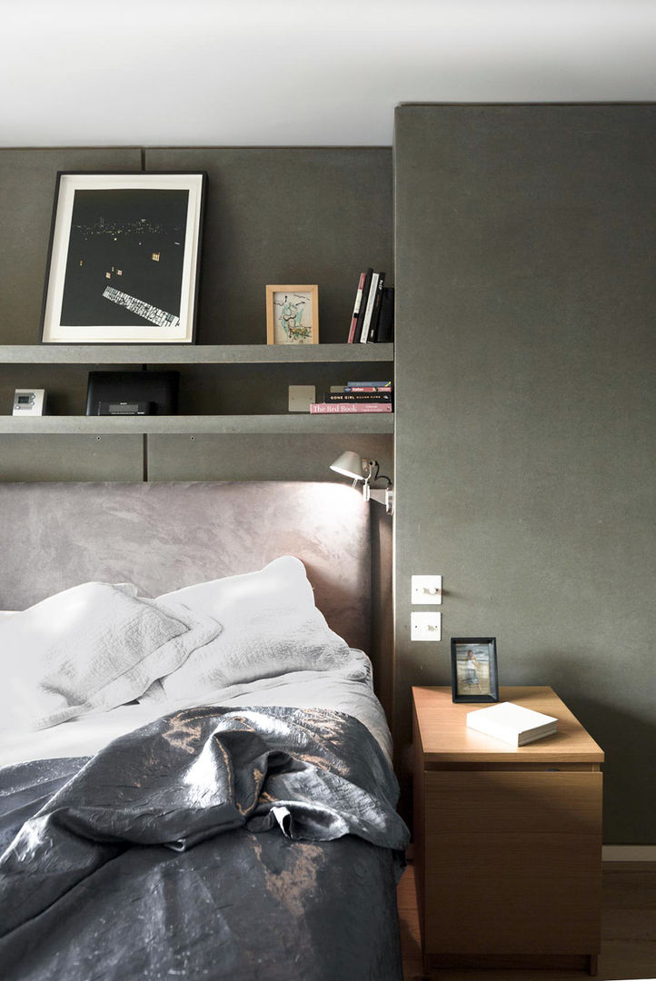 Hamberg House, Richmond, London, London Atelier Ltd London Atelier Ltd Modern style bedroom Concrete