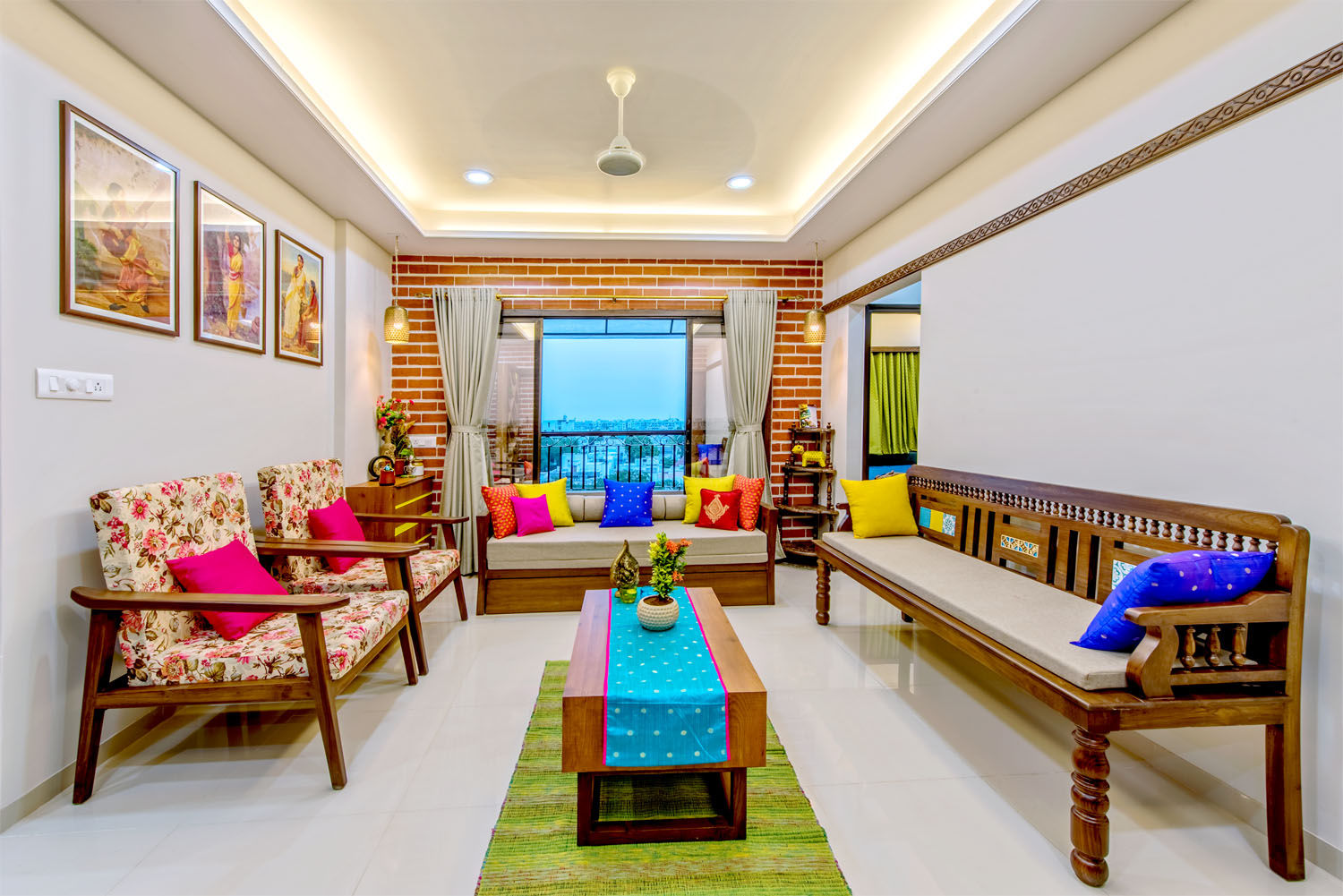 Pimpalgaonkar House homify Living room