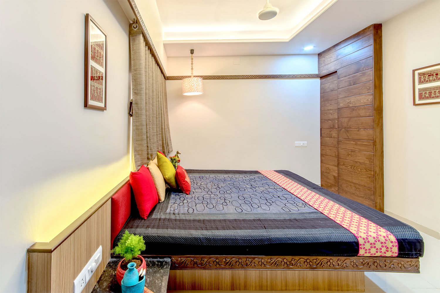 Pimpalgaonkar House homify Asian style bedroom