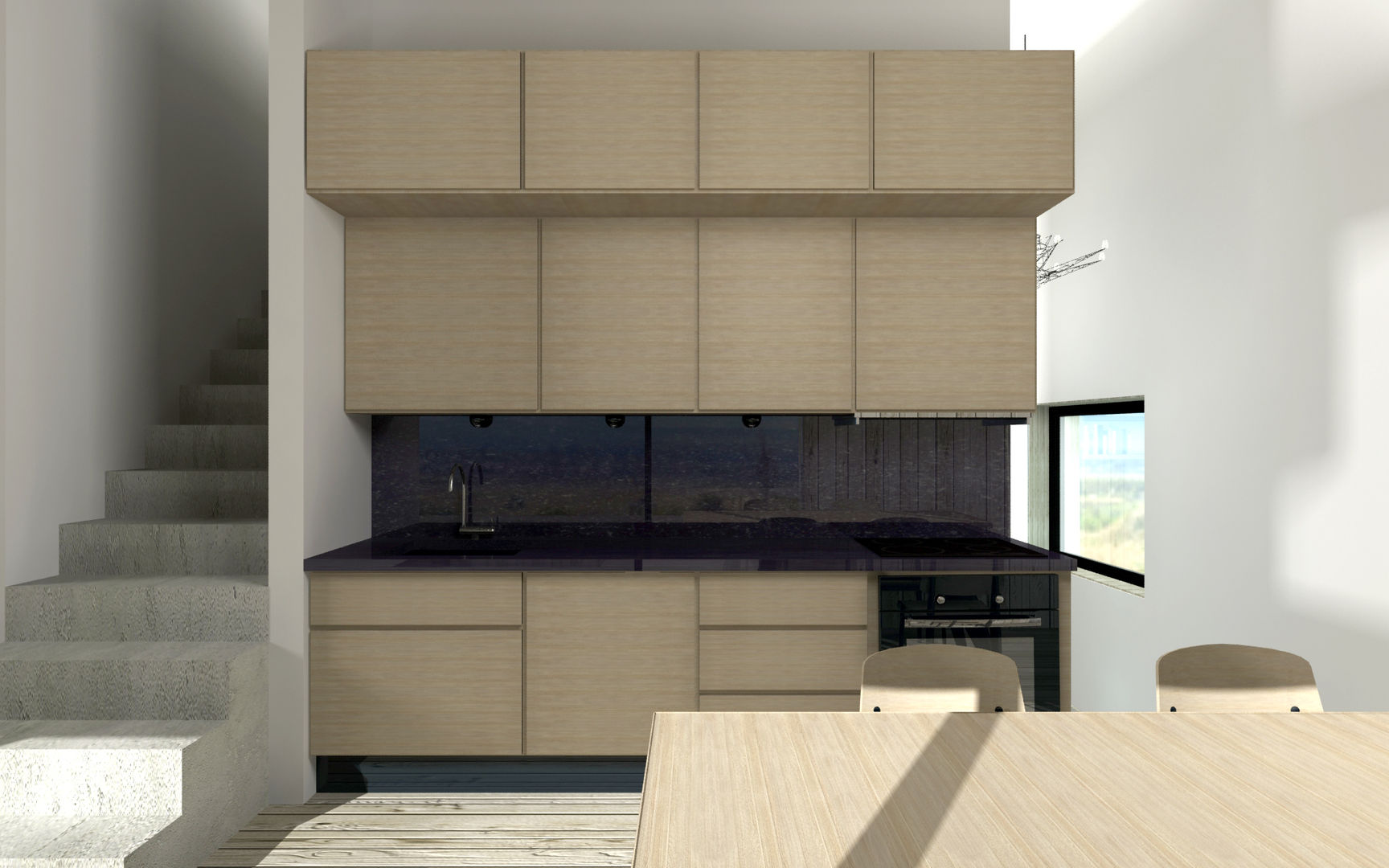 Dom letniskowy na skale, BIG IDEA studio projektowe BIG IDEA studio projektowe Industrial style kitchen Wood Wood effect