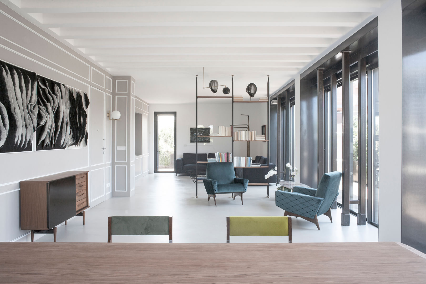 Casa M, 3C+M architettura 3C+M architettura Living room Cornice,Mobilia,Divano,Proprietà,Edificio,Tavolo,Sedia,sala,Di legno,Interior design