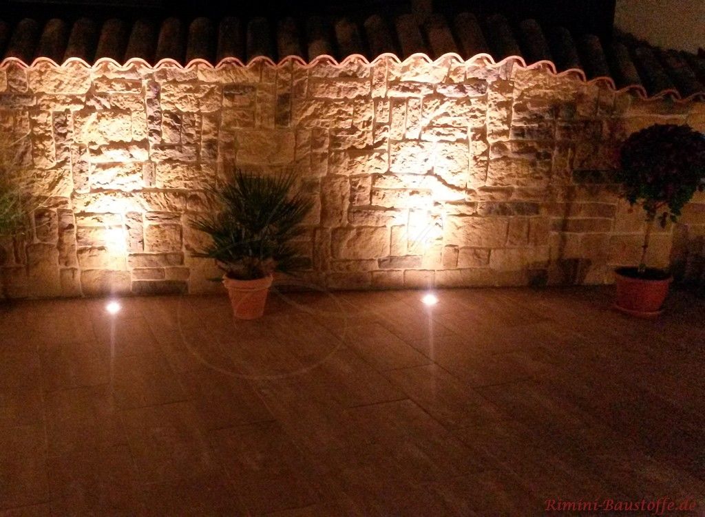 Beleuchtung in allem Lebensbereichen, Rimini Baustoffe GmbH Rimini Baustoffe GmbH Mediterranean style garden Stone