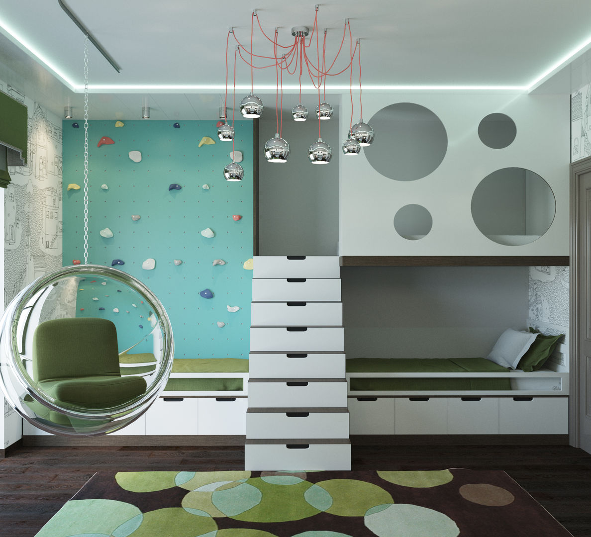 homify Modern nursery/kids room