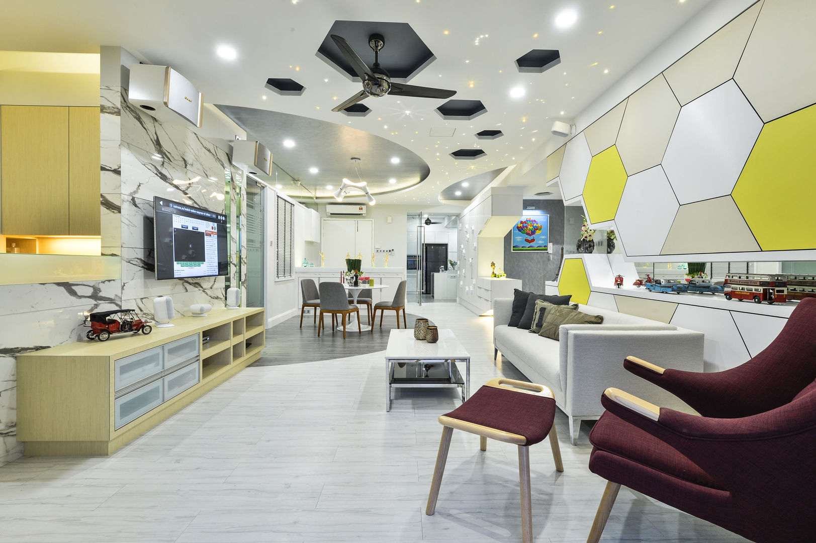 Ultramodern Loft | CONDOMINIUM, Design Spirits Design Spirits Modern living room