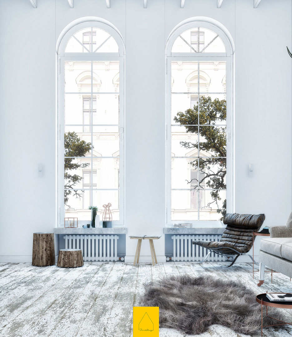 Telvin Livingroom, Penintdesign İç Mimarlık Penintdesign İç Mimarlık Scandinavische woonkamers