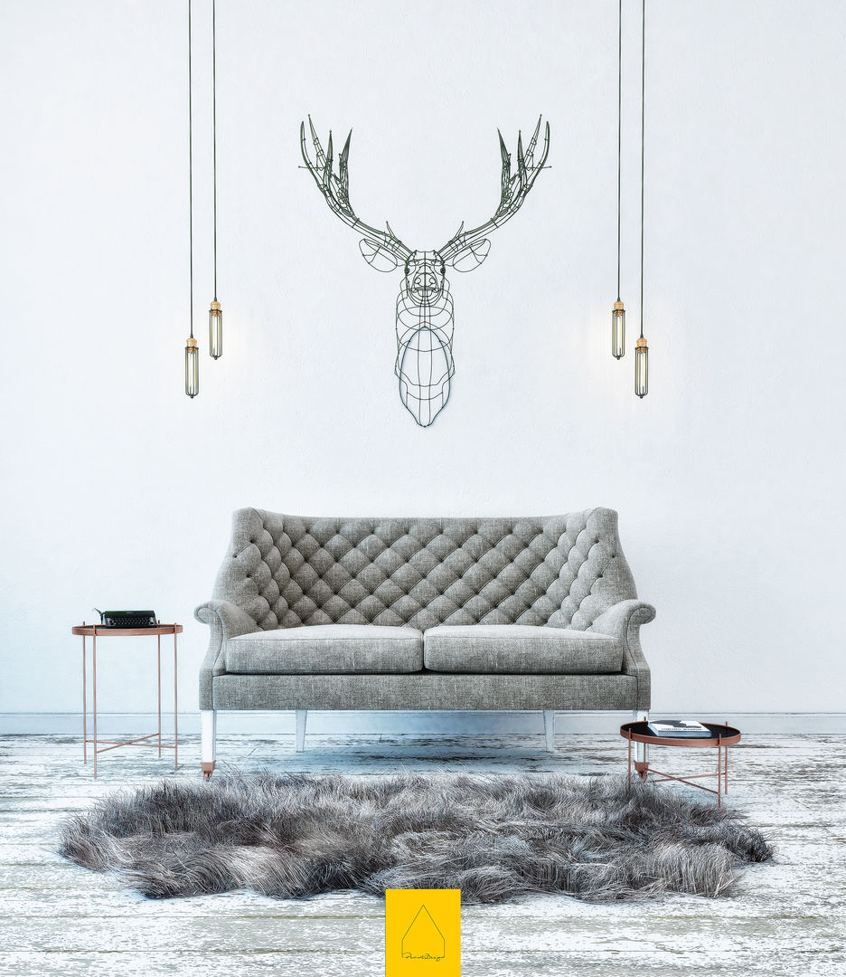 Telvin Livingroom, Penintdesign İç Mimarlık Penintdesign İç Mimarlık Scandinavian style living room