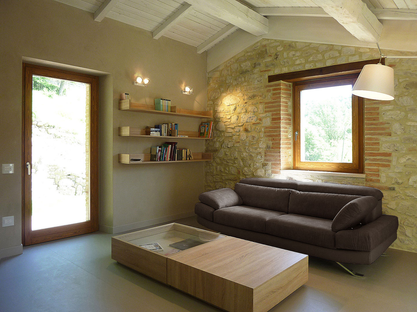 Podere Molino dei Ciliegi, Stefano Zaghini Architetto Stefano Zaghini Architetto ห้องนั่งเล่น