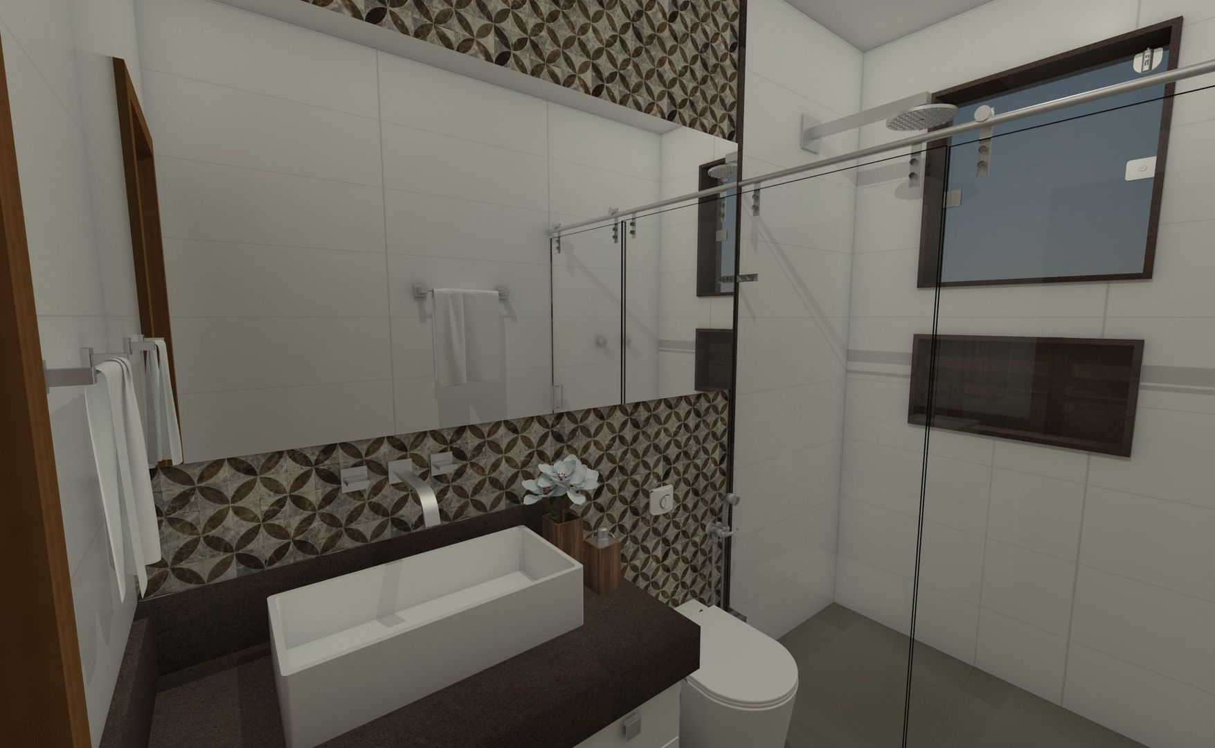 homify Modern bathroom