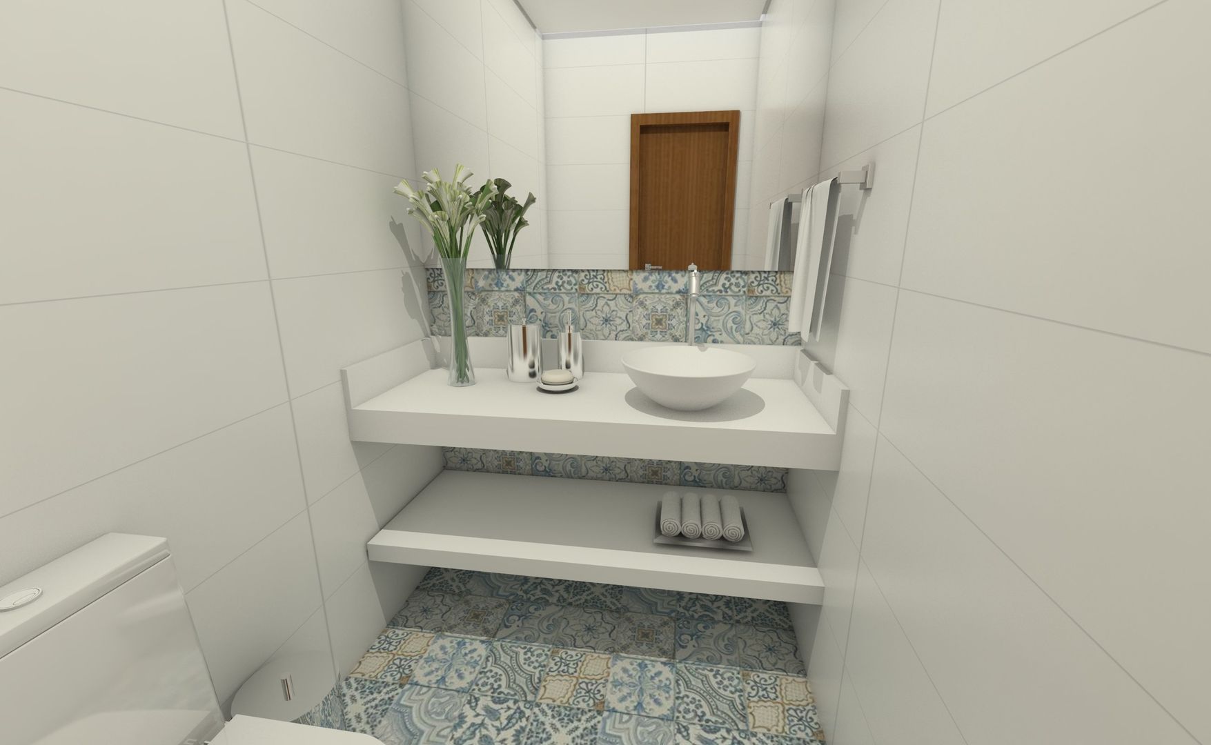 homify Modern bathroom