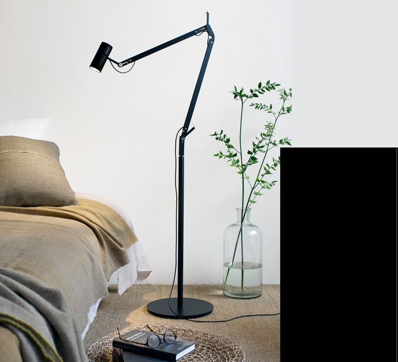 LAMPADAIRE D'ARCHITECTE, POLO, NOIR, LED, H120CM - MARSET NEDGIS Commercial spaces Iron/Steel Office buildings