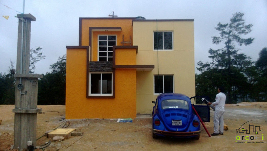 Fraccionamiento, ARCO +I ARCO +I Minimalistische Häuser