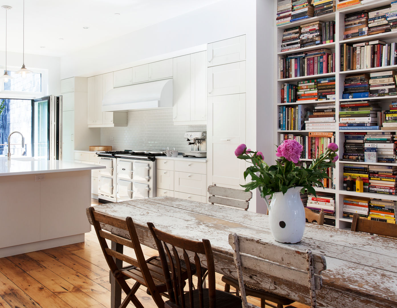 Brooklyn Brownstone, Lorraine Bonaventura Architect Lorraine Bonaventura Architect مطبخ