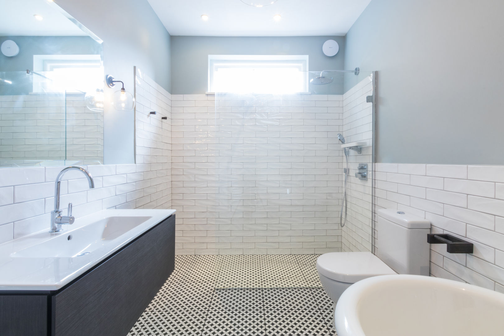 Double Storey Extension, Clapham SW11, TOTUS TOTUS Ванная комната в стиле модерн