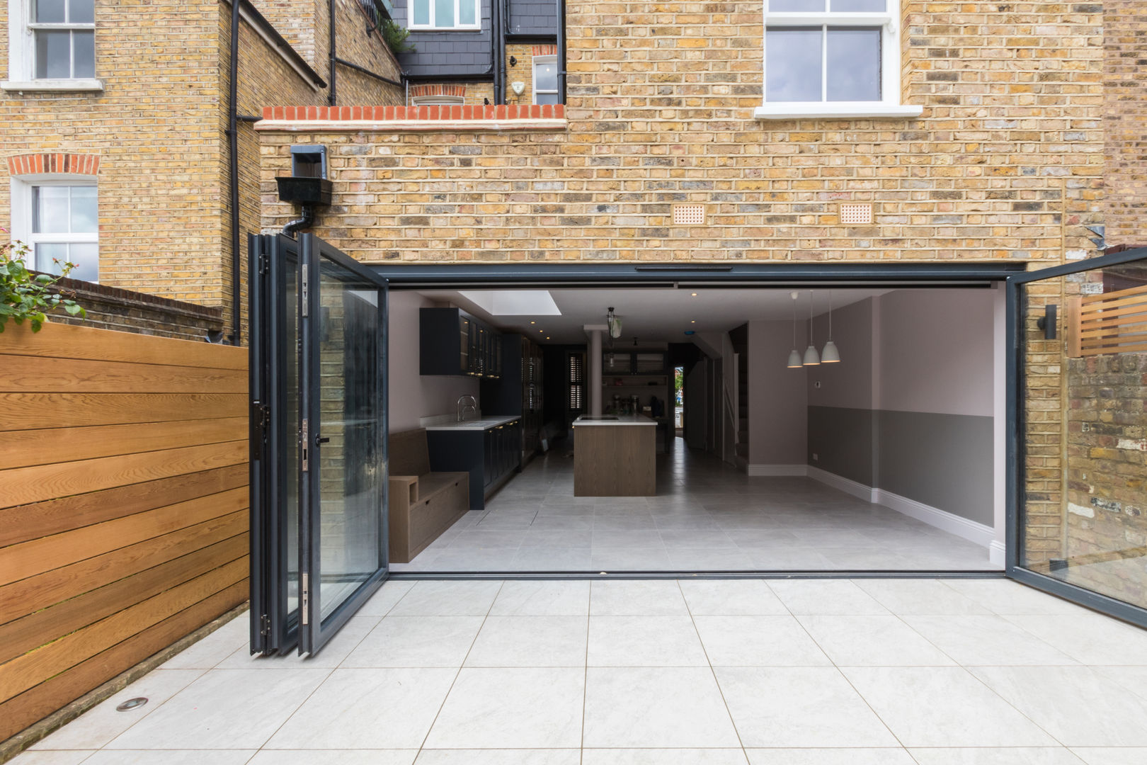 Double Storey Extension, Clapham SW11, TOTUS TOTUS Balkon, Beranda & Teras Modern