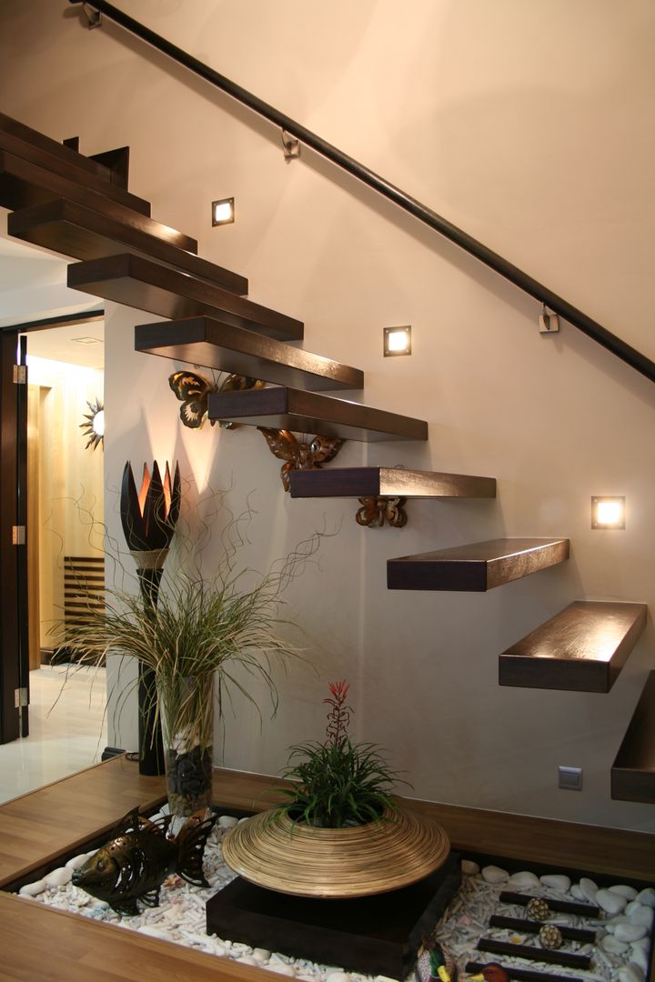 Tropical Retreat | SEMI-DETACHED, Design Spirits Design Spirits Pasillos, vestíbulos y escaleras tropicales