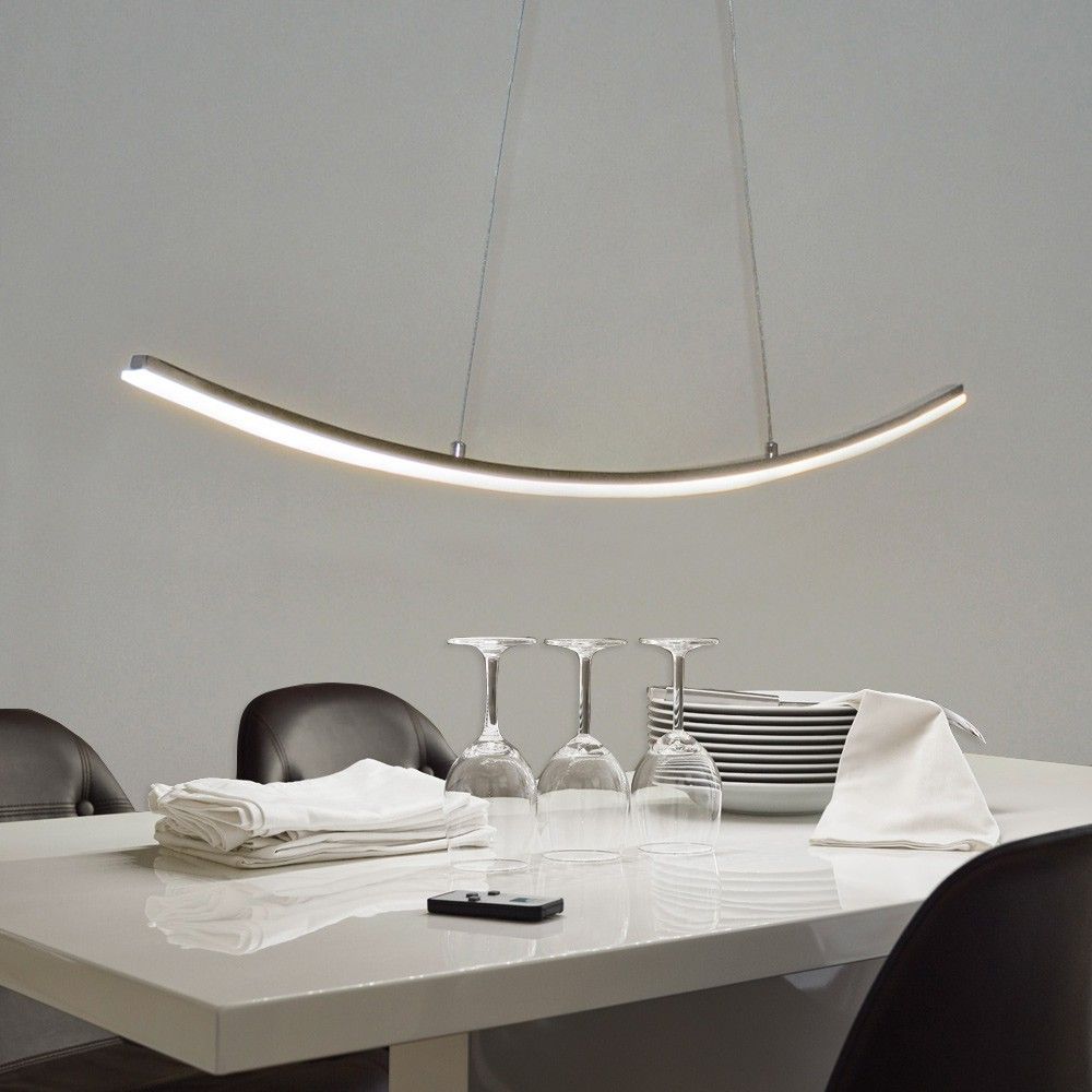 Curve / geschwungene LED-Hängeleuchte / 12 Watt, Skapetze Lichtmacher Skapetze Lichtmacher Modern dining room Lighting