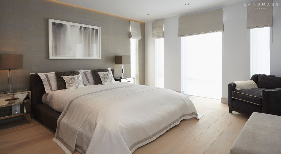 MASTER BEDROOM Landmass London Modern style bedroom