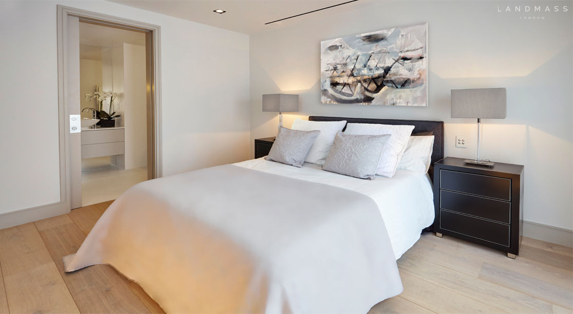 GUEST BEDROOM Landmass London Habitaciones modernas