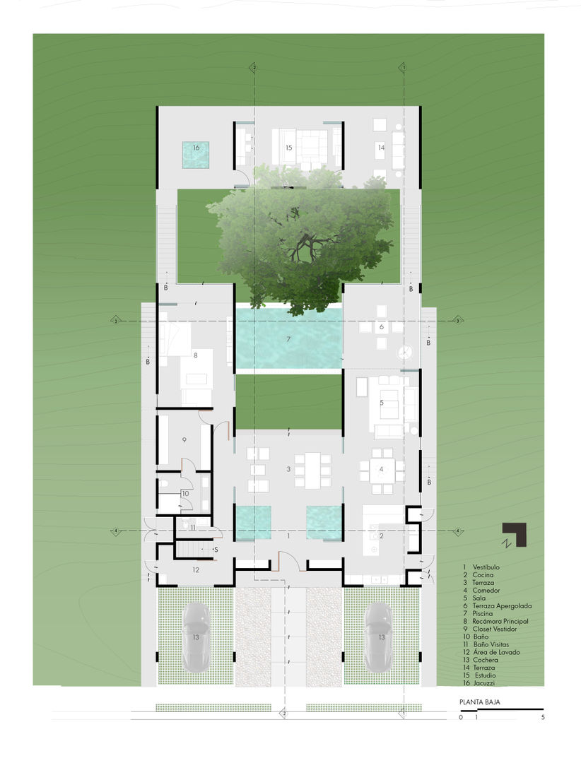 Planta baja Yucatan Green Design arquitectura,diseño,planos