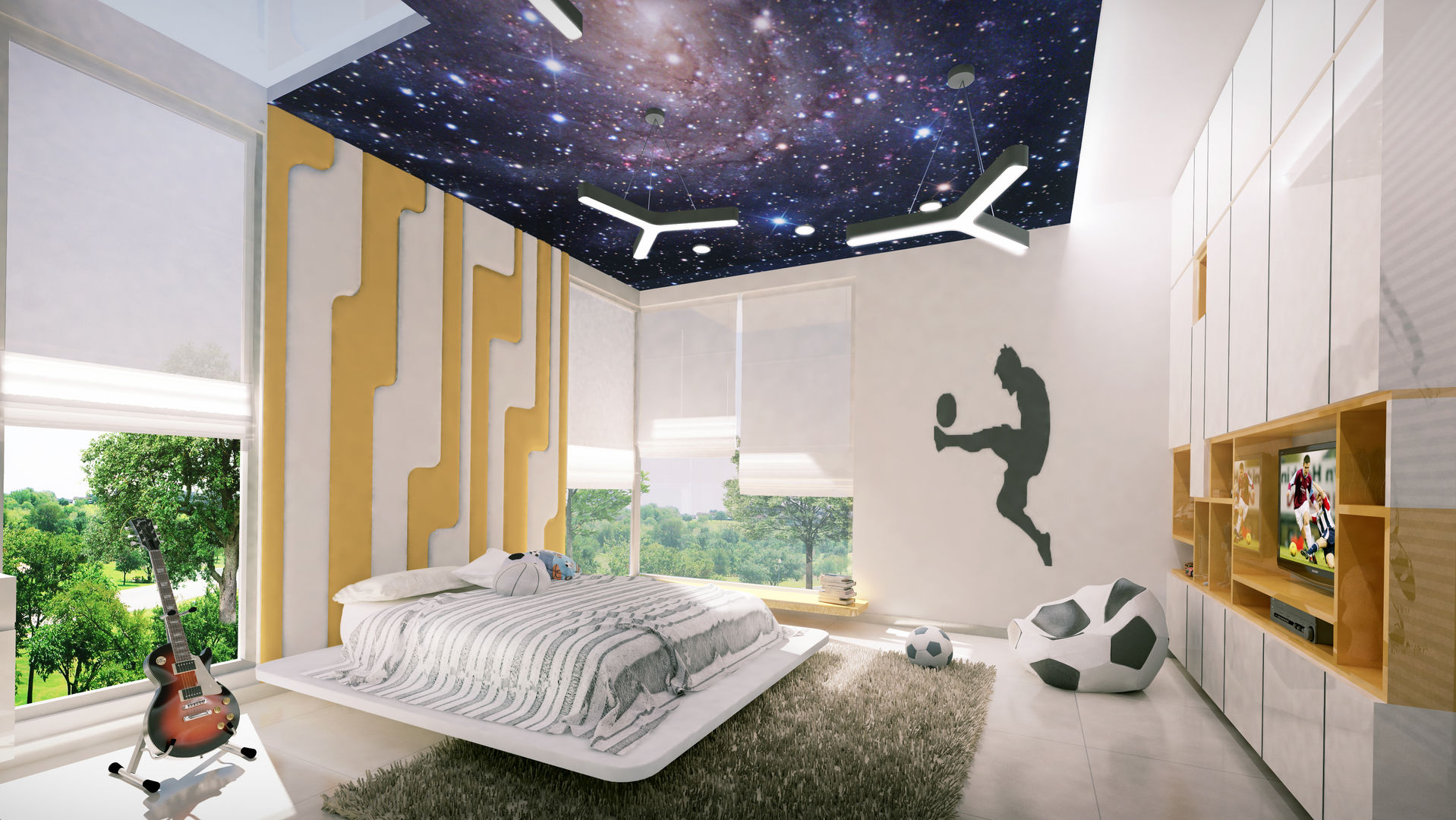 Bungalow at Undri, Space Craft Associates Space Craft Associates Kamar Tidur Modern