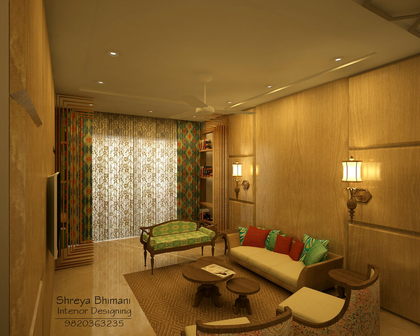 Living Room, Shreya Bhimani Designs Shreya Bhimani Designs ห้องนั่งเล่น