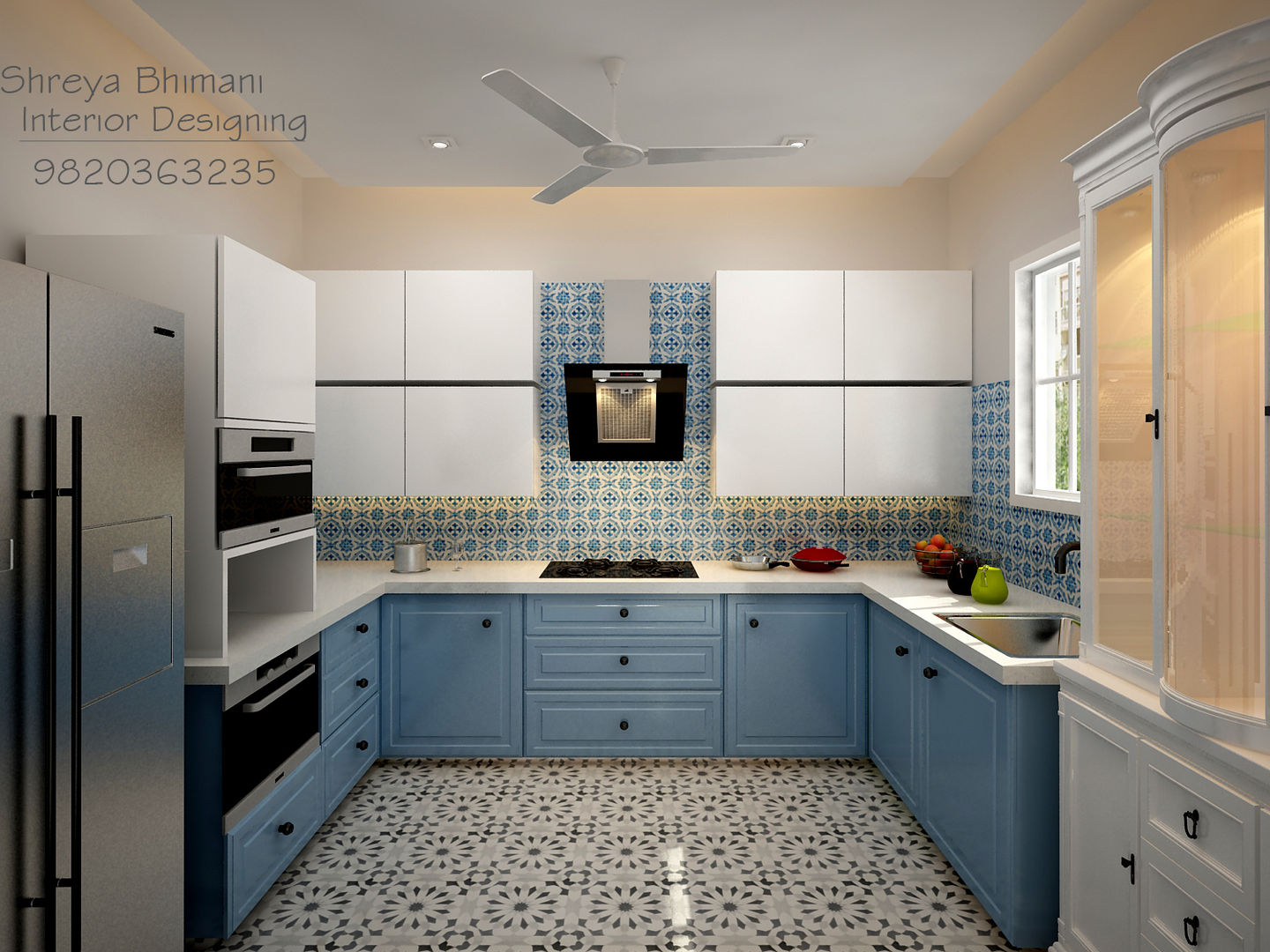 Kitchen Shreya Bhimani Designs Eclectic style kitchen warm,eclectic,modern,kitchen,utility,prints