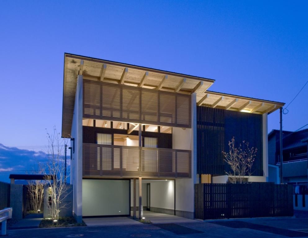 umaki house, 髙岡建築研究室 髙岡建築研究室 Casas asiáticas Madera Acabado en madera