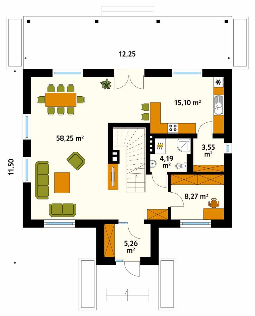 homify Landelijke muren & vloeren