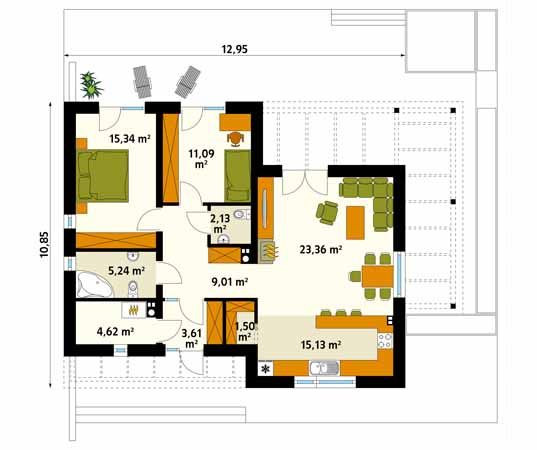 homify Tường & sàn phong cách hiện đại