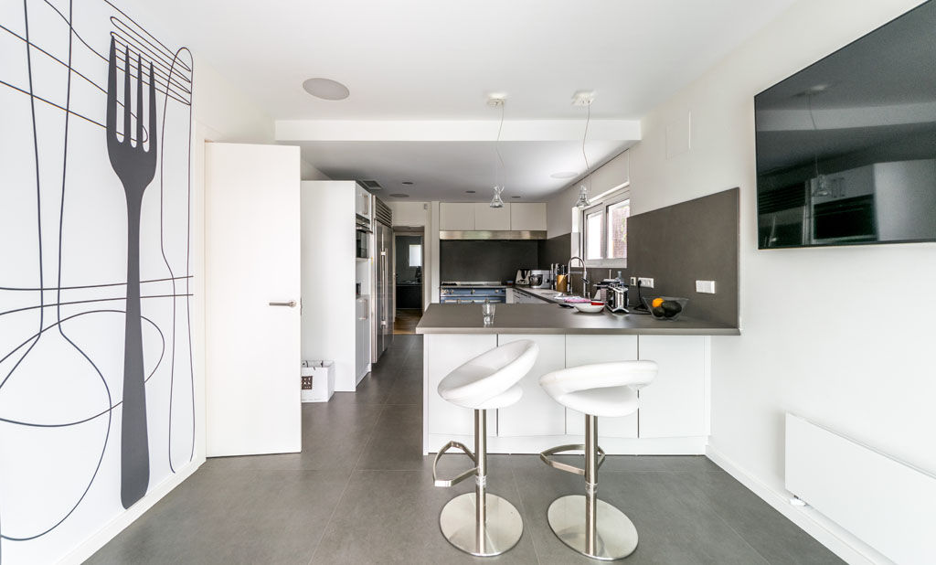 Herrero House - Kitchen 08023 Architects Cocinas de estilo moderno