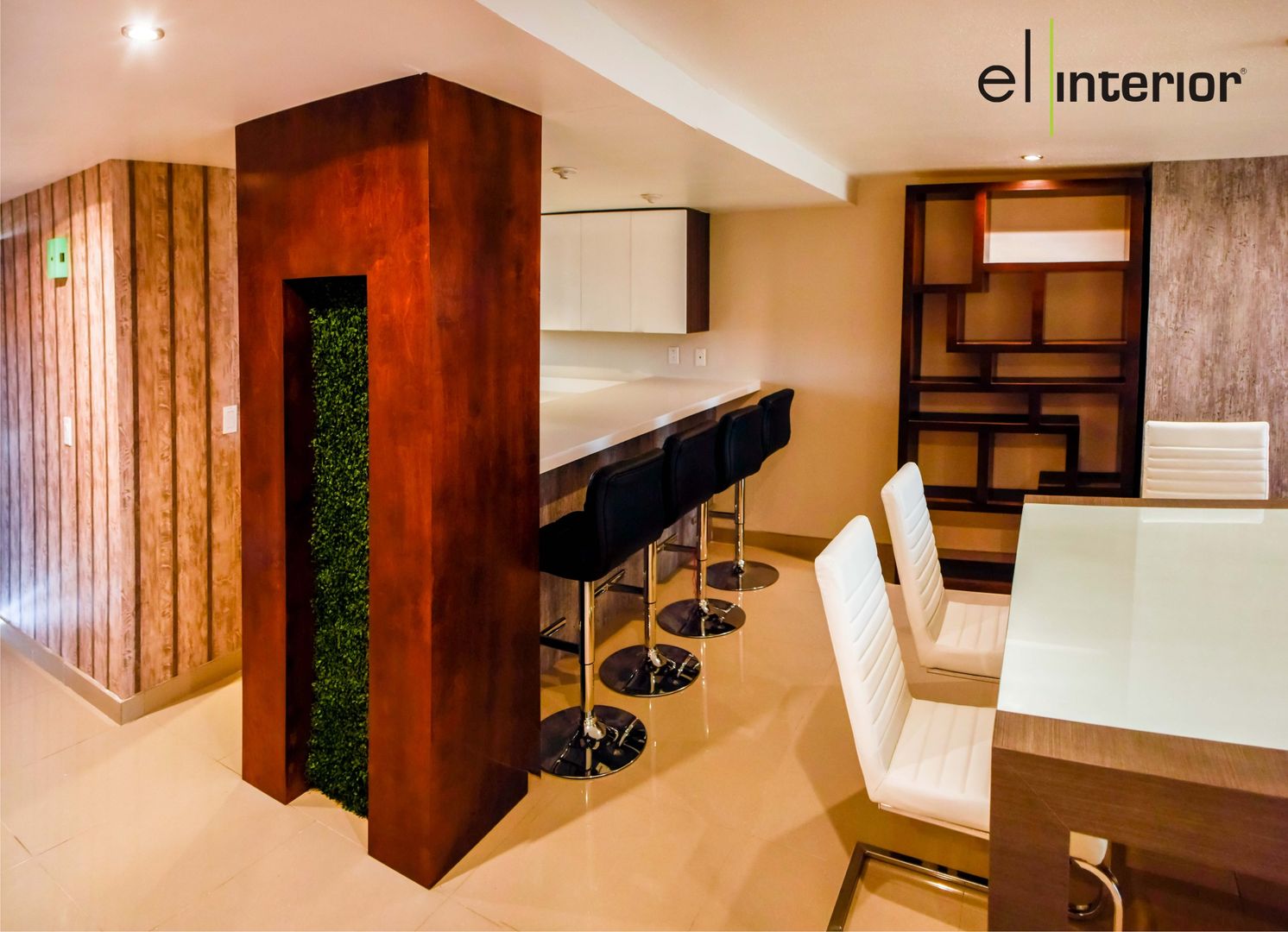 Departamento Quintas del Mar, el interior el interior Modern dining room Wood Wood effect