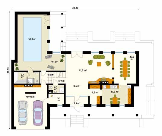 homify Pareti & Pavimenti in stile moderno