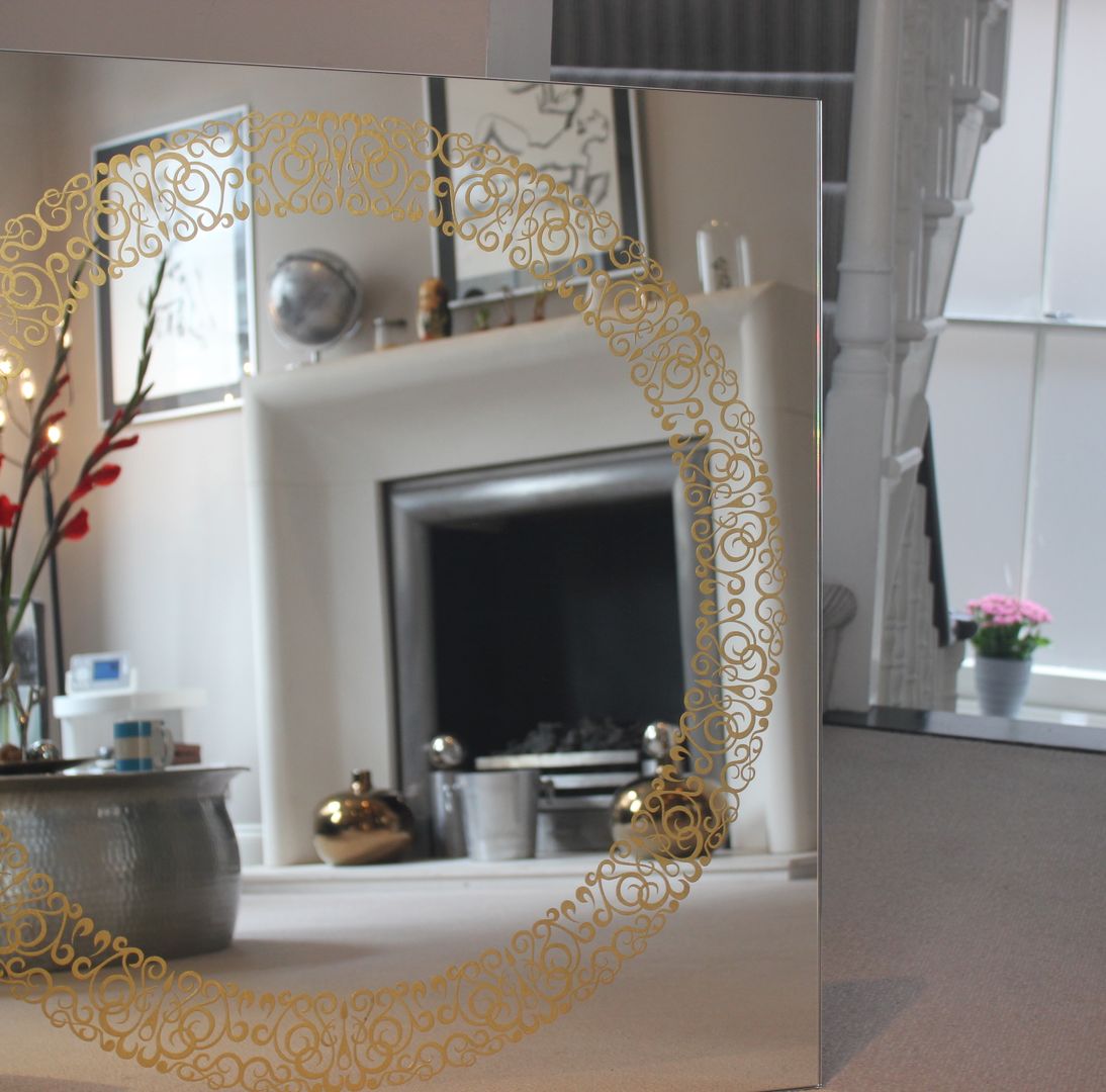 Cooper Mirror™ Alguacil & Perkoff Ltd. Modern living room گلاس silver mirror,gold mirror,bespoke mirror,Accessories & decoration