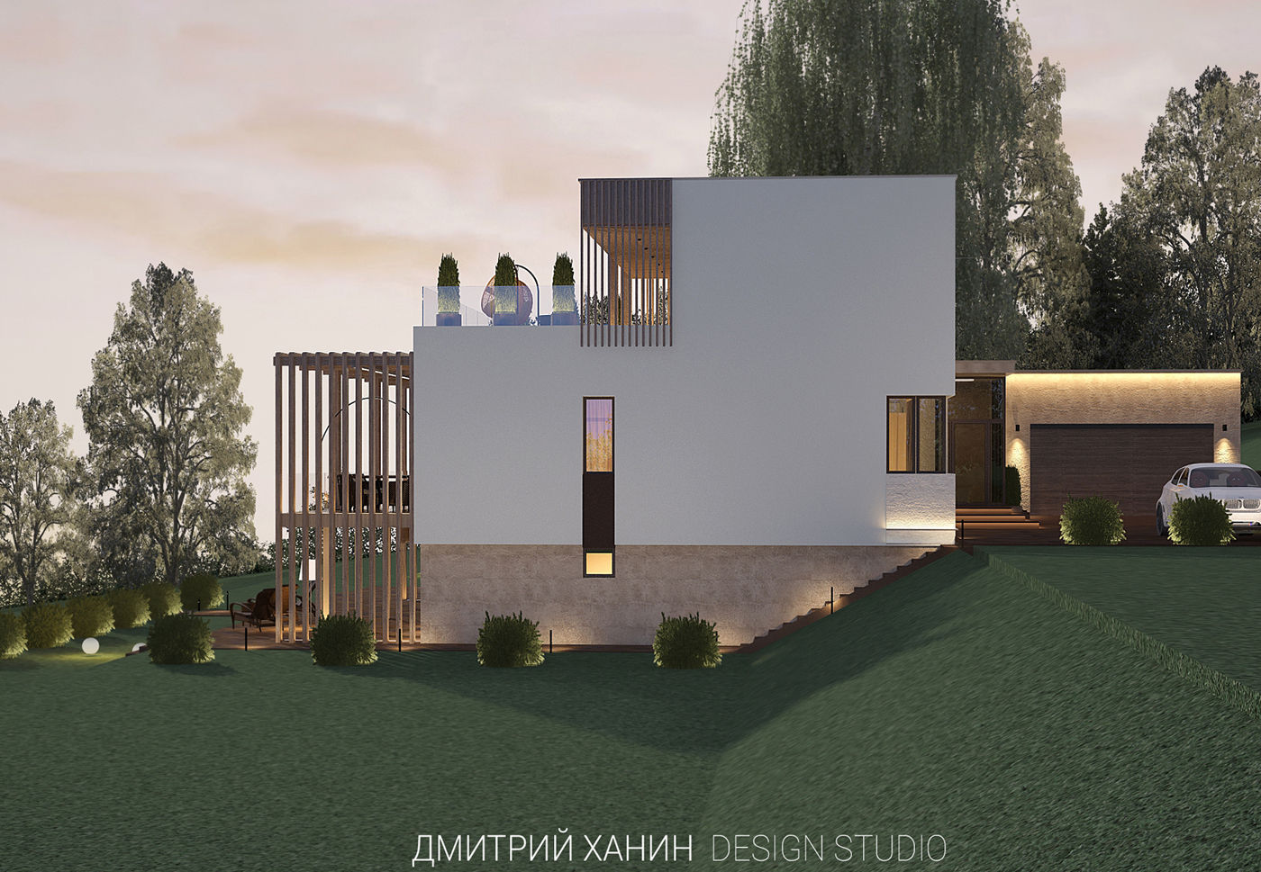 Дом с видом на озеро, Dmitriy Khanin Dmitriy Khanin Minimalist house Wood Wood effect