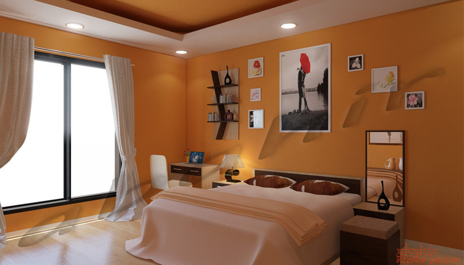 Residential Projects, Abahir Interiors Abahir Interiors Modern style bedroom Plywood bedroom interiors,attic bedroom