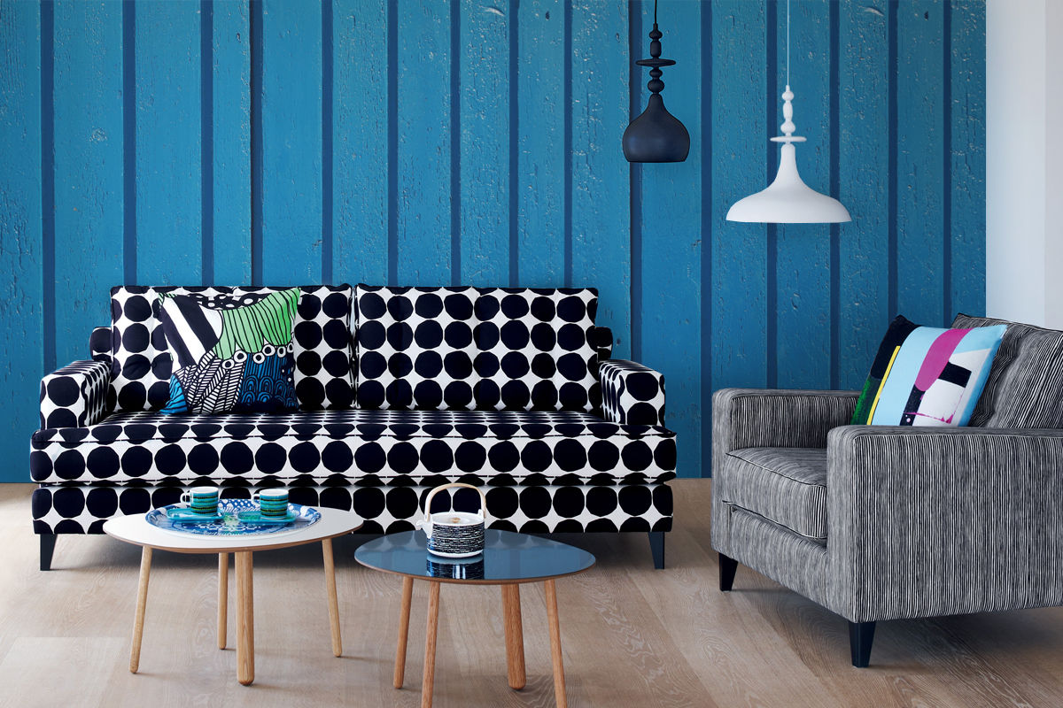 Aquamarine Boards Pixers Scandinavian style living room aquamarine,wall mural,scandinavian,wood,wallpaper