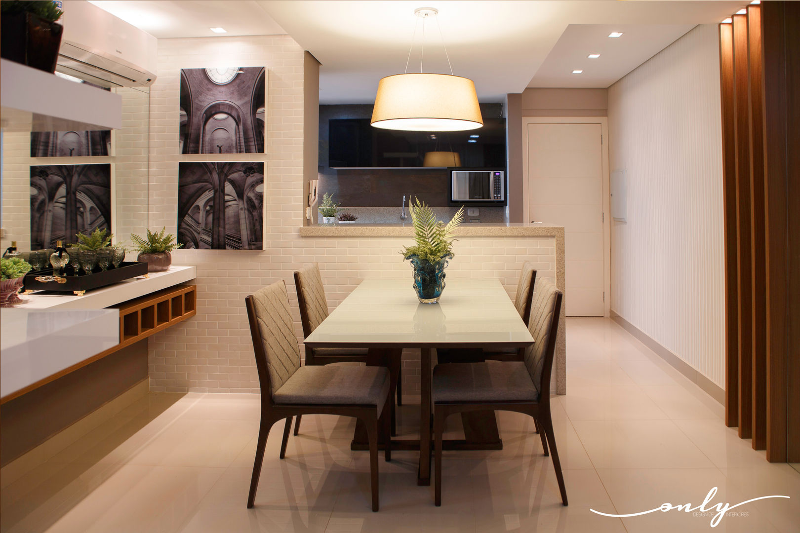 Apartamento N | H, Only Design de Interiores Only Design de Interiores Comedores modernos