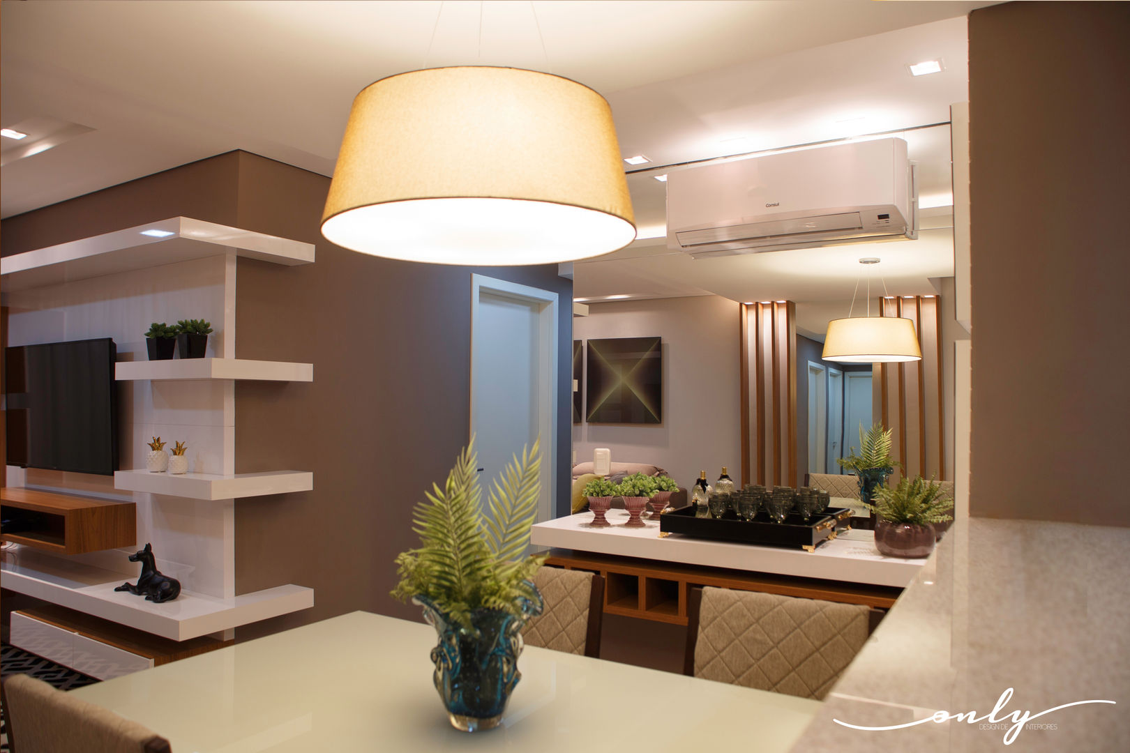 Apartamento N | H, Only Design de Interiores Only Design de Interiores Phòng ăn phong cách hiện đại
