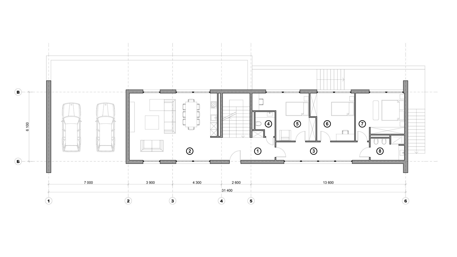 Минимализм 2, Максим Любецкий Максим Любецкий Minimalist houses Concrete